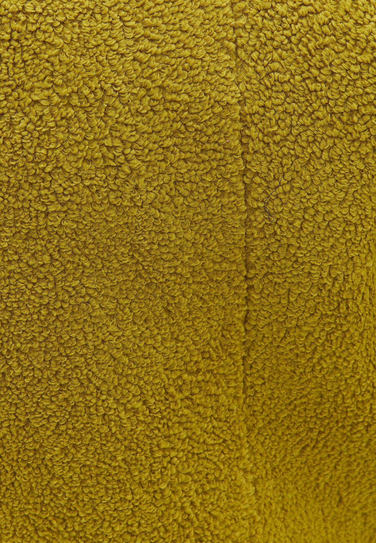 Boucle Fabric Buttoned Oversize Blazer Jacket - GOLDEN OLIVE