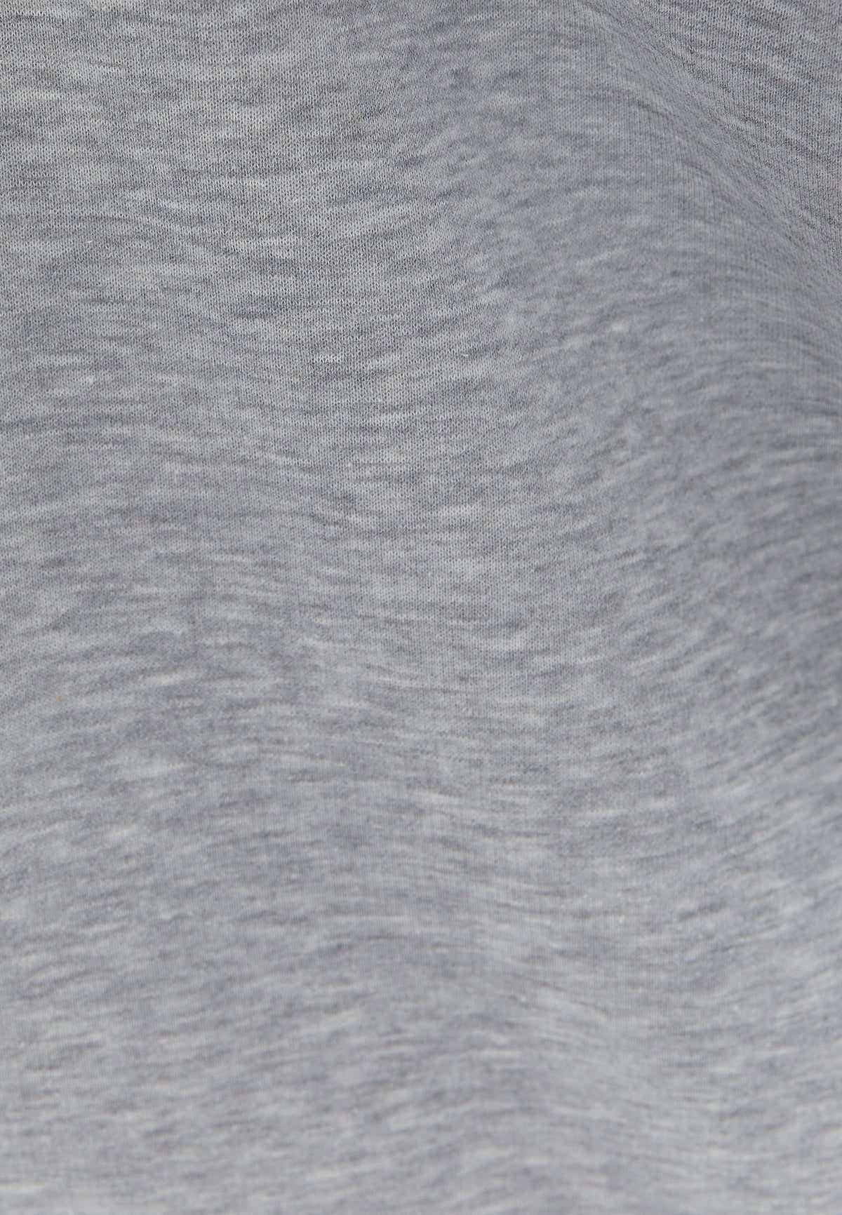 Zip Detailed Oversize Sweatshirt - GREY MELANGE