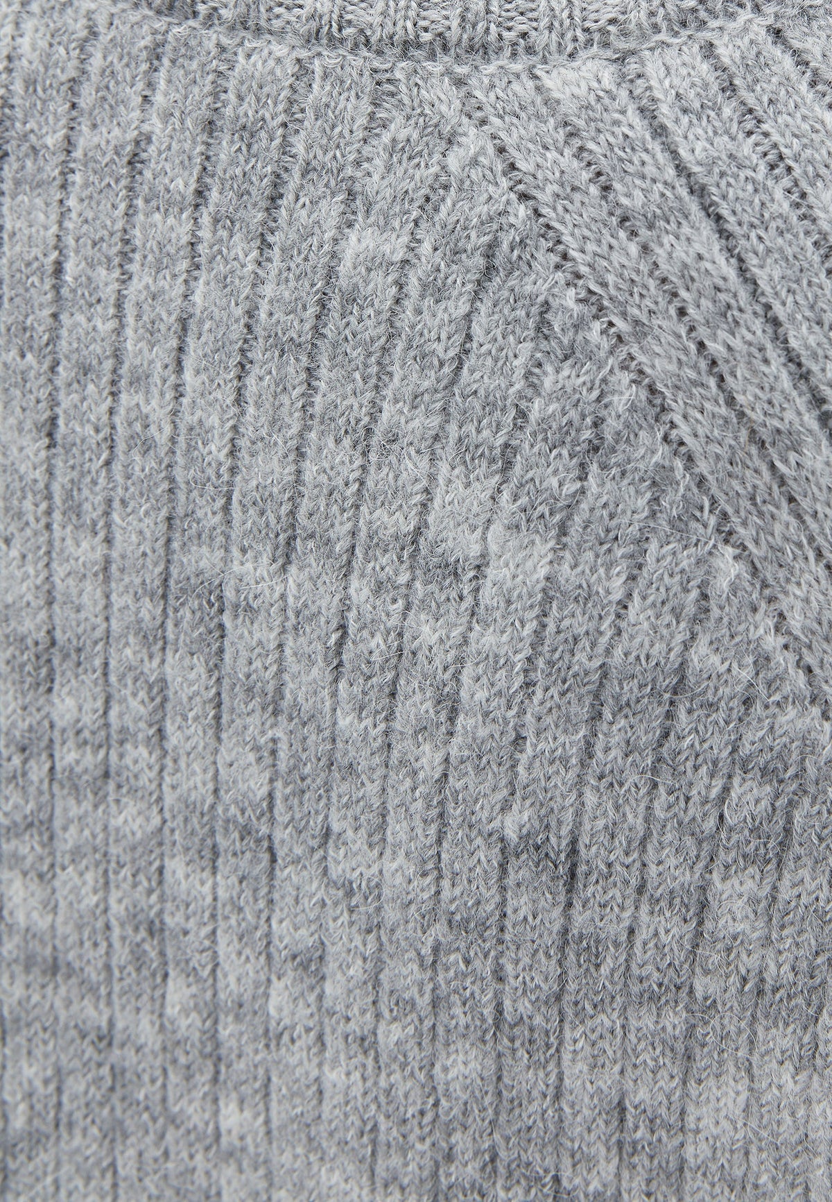 Turtleneck Raglan Sleeve Tunic Dress - GREY MELANGE
