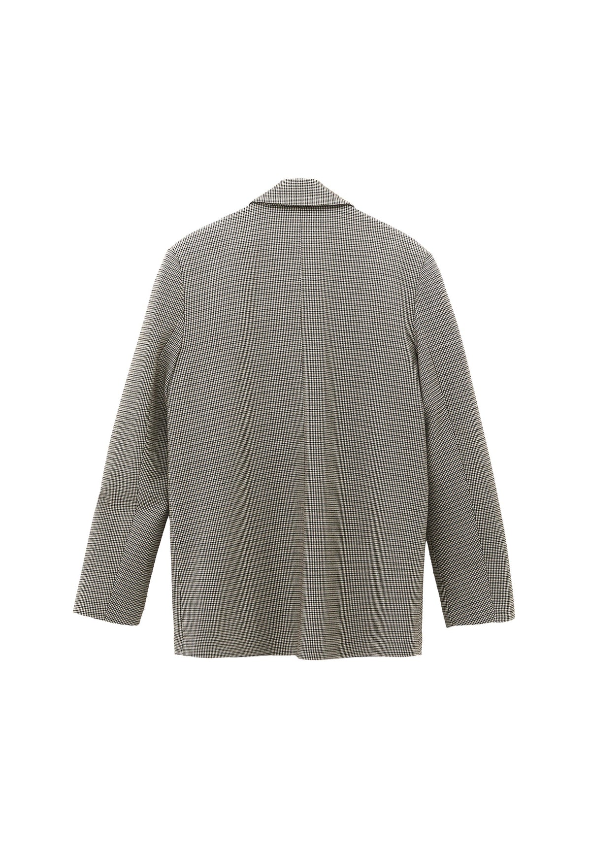 Pocket Detailed Boyfriend Blazer Jacket - HOUNDSTOOTH COMB