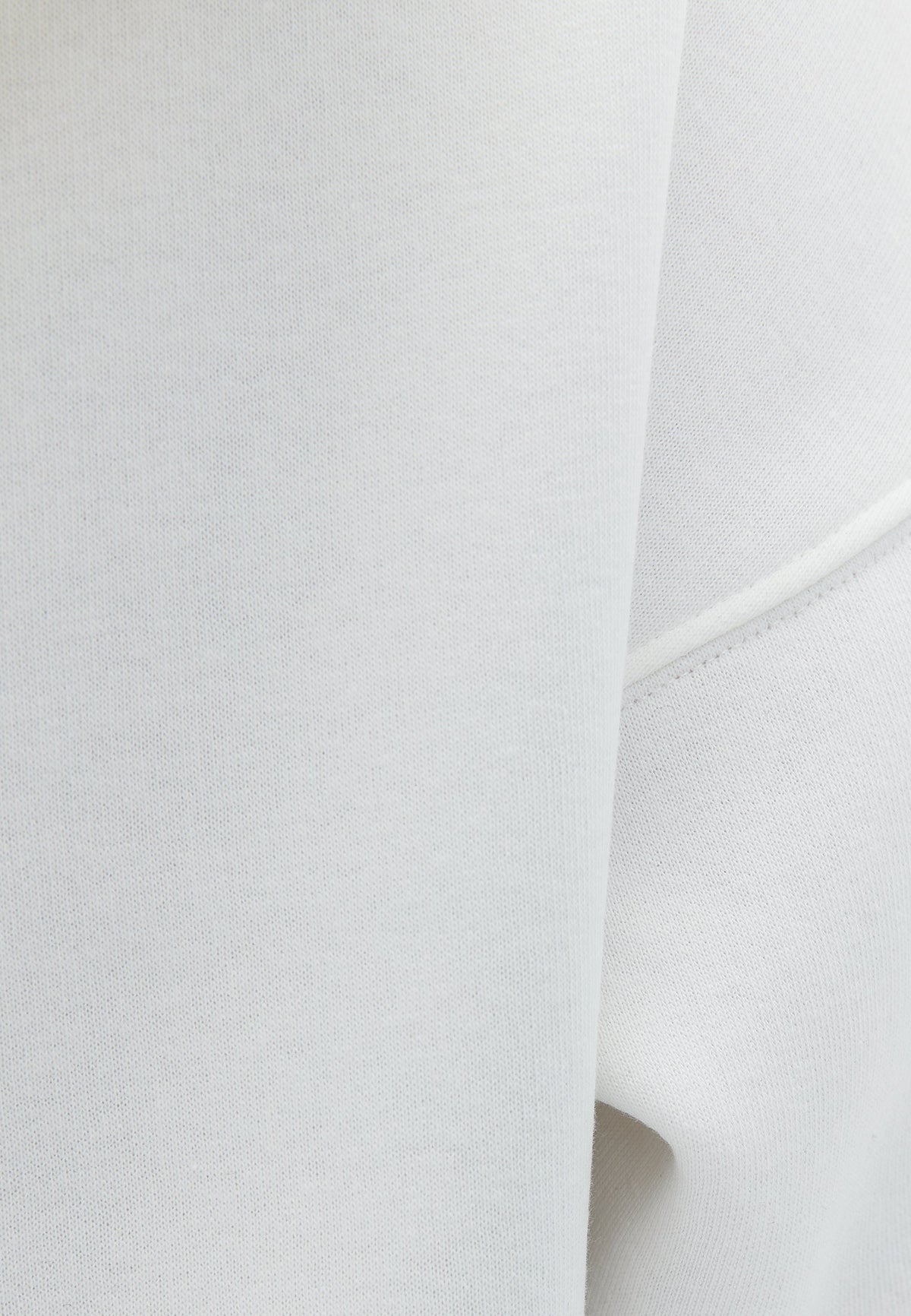 Crew Neck Long Sleeve Sweatshirt With Pocket Detail - ICE MILK