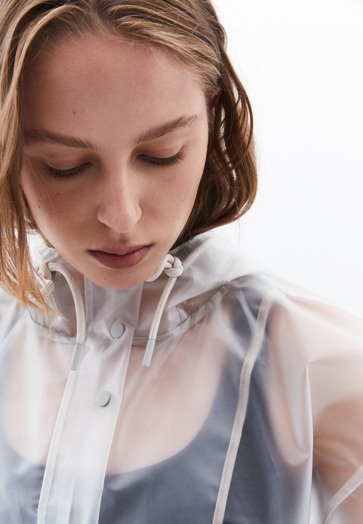 Belted Coat With Pocket Detail - ICE MILK