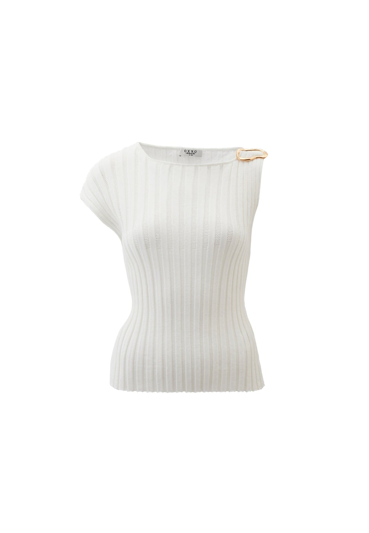 Boat Neck Blouse - ICE MILK
