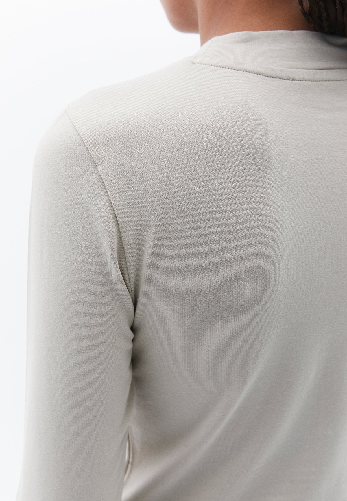 High Neck Long Sleeve T-Shirt - ISLAND FOSSIL