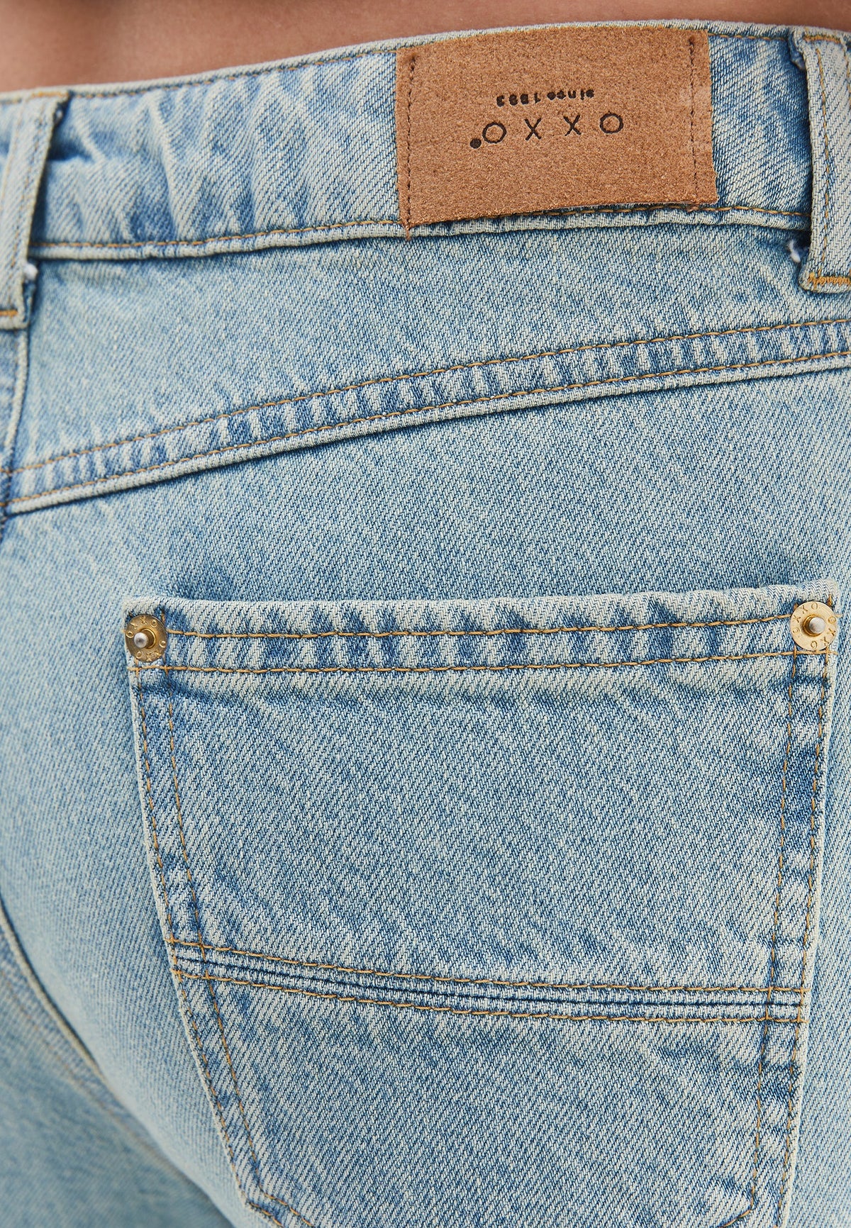 Wide Leg Standard High Waist Denim Pants - LIGHT GREEN DENIM