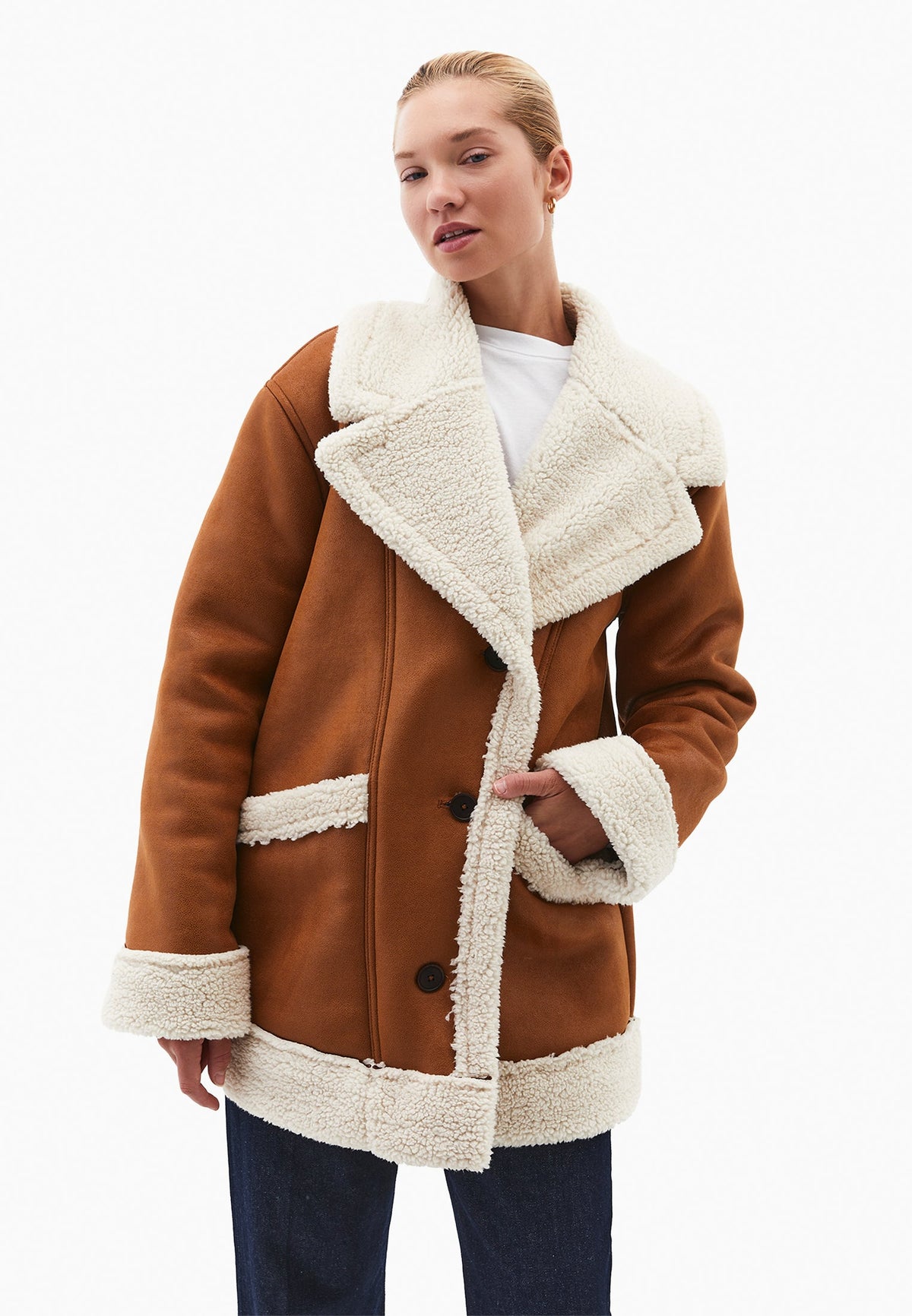 Oversize Leather Jacket - LION