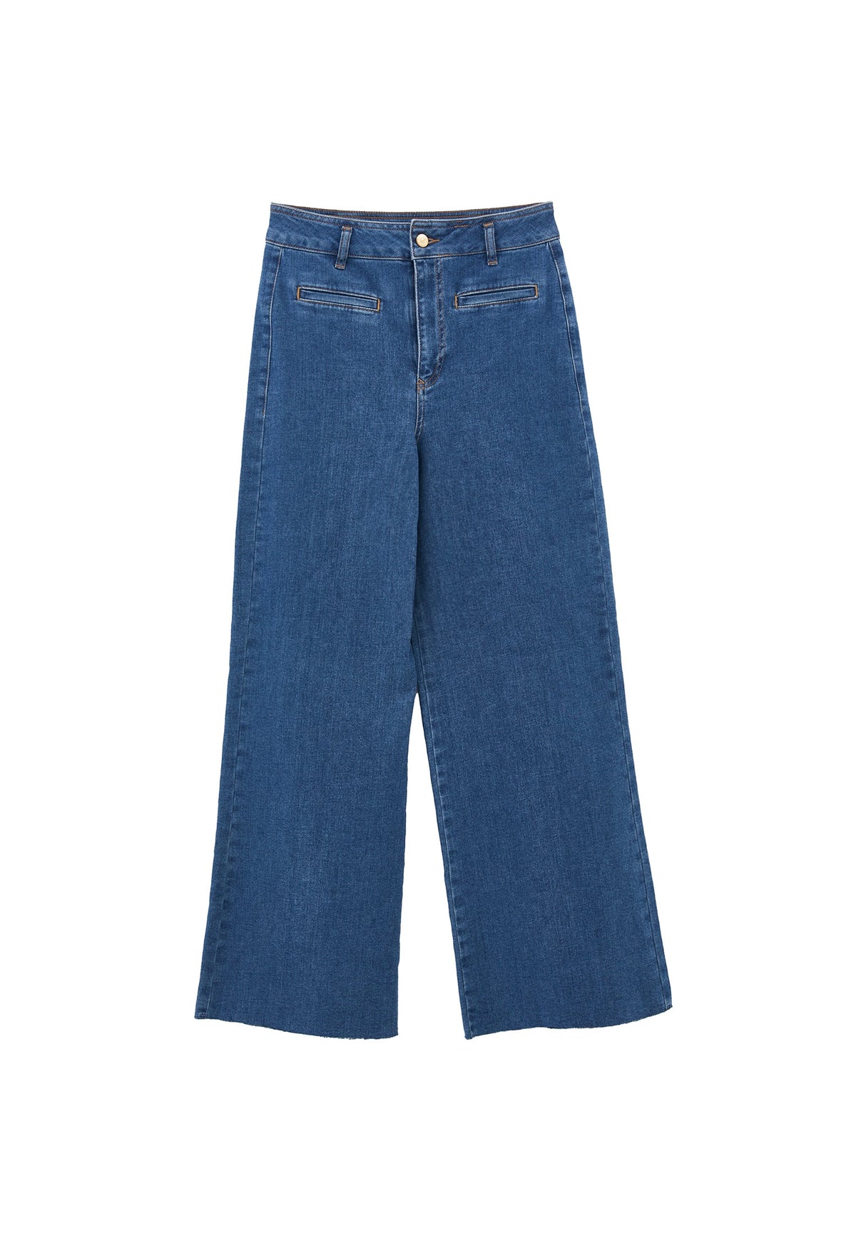 Pants - MID BLUE DENIM