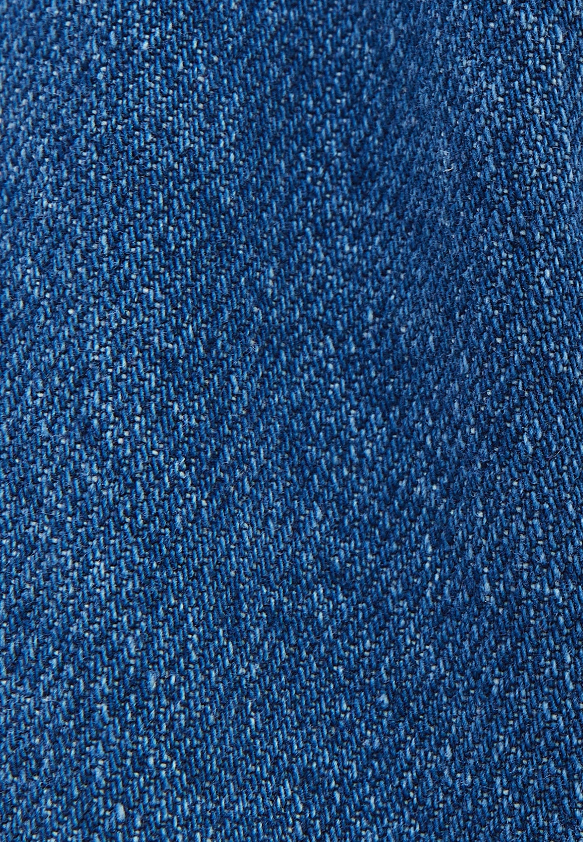 Denim Long Sleeve Pocket Detailed Tunic Jacket - MID DENIM