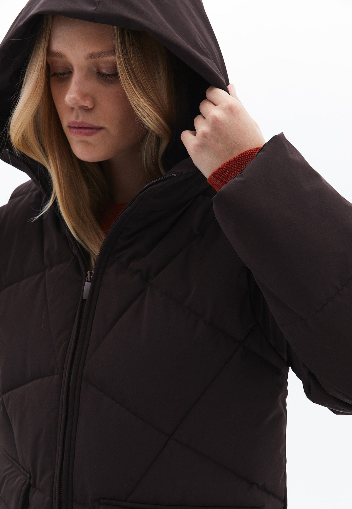 Hooded Long Coat - MOLE