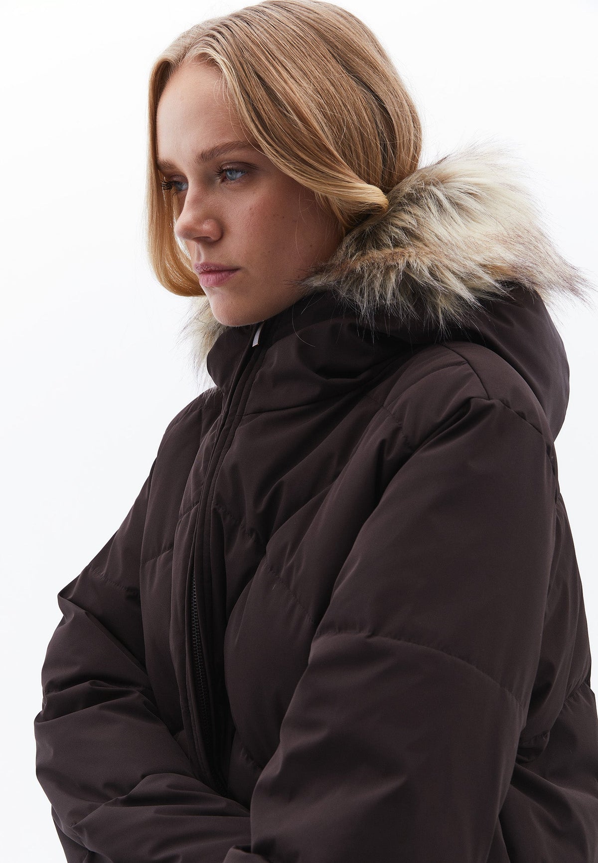Hooded Long Coat - MOLE