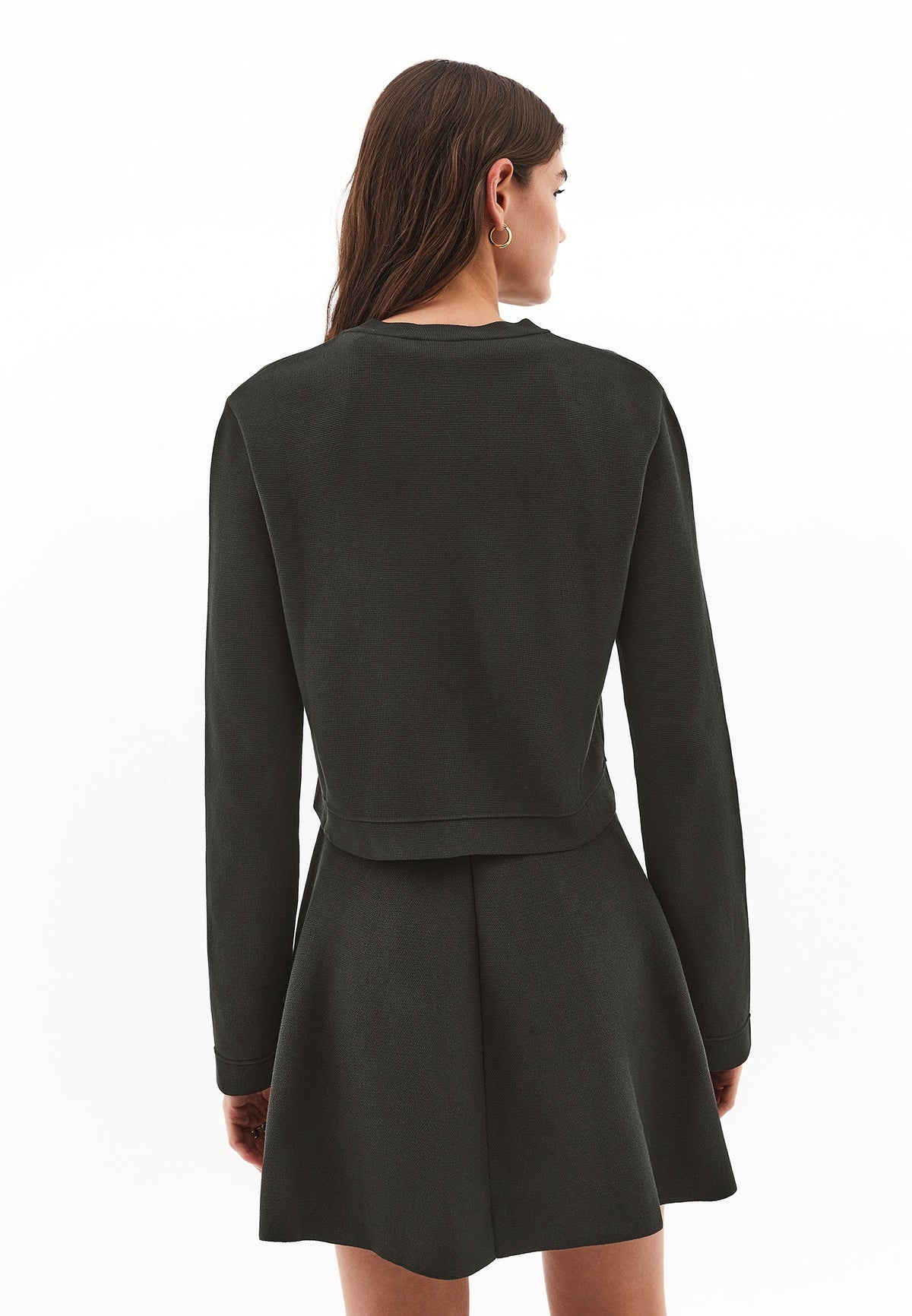Short Cardigan With Button Details - PEAT