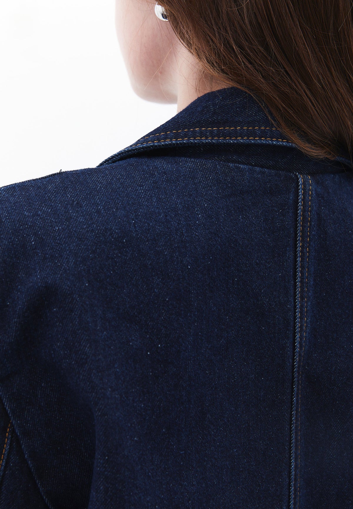 Oversize Double Breasted Blazer Jacket - RAW DENIM