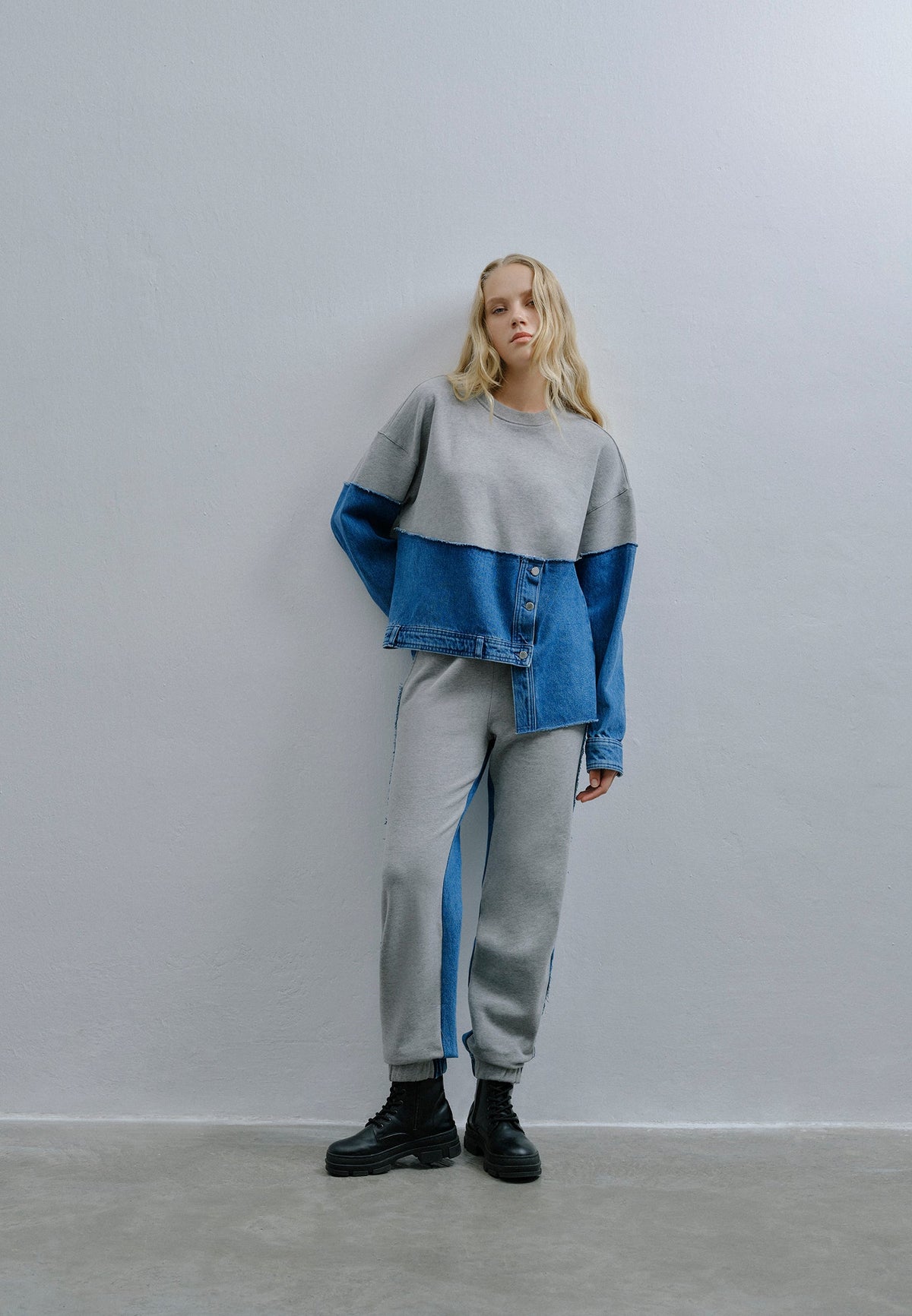 Jogger High Waist Pocket Detailed Long Trousers - RODEO DENIM
