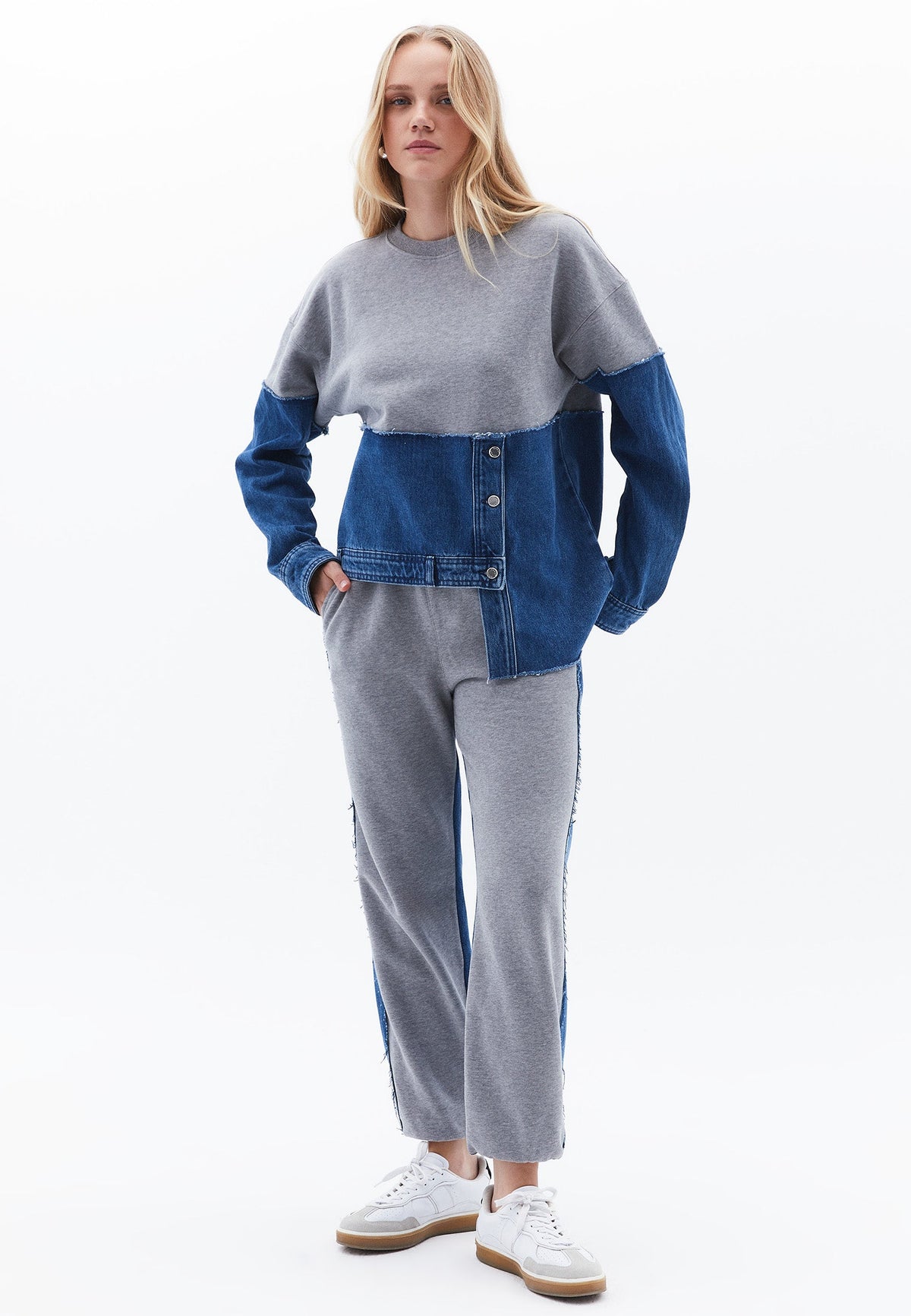 Jogger High Waist Pocket Detailed Long Trousers - RODEO DENIM