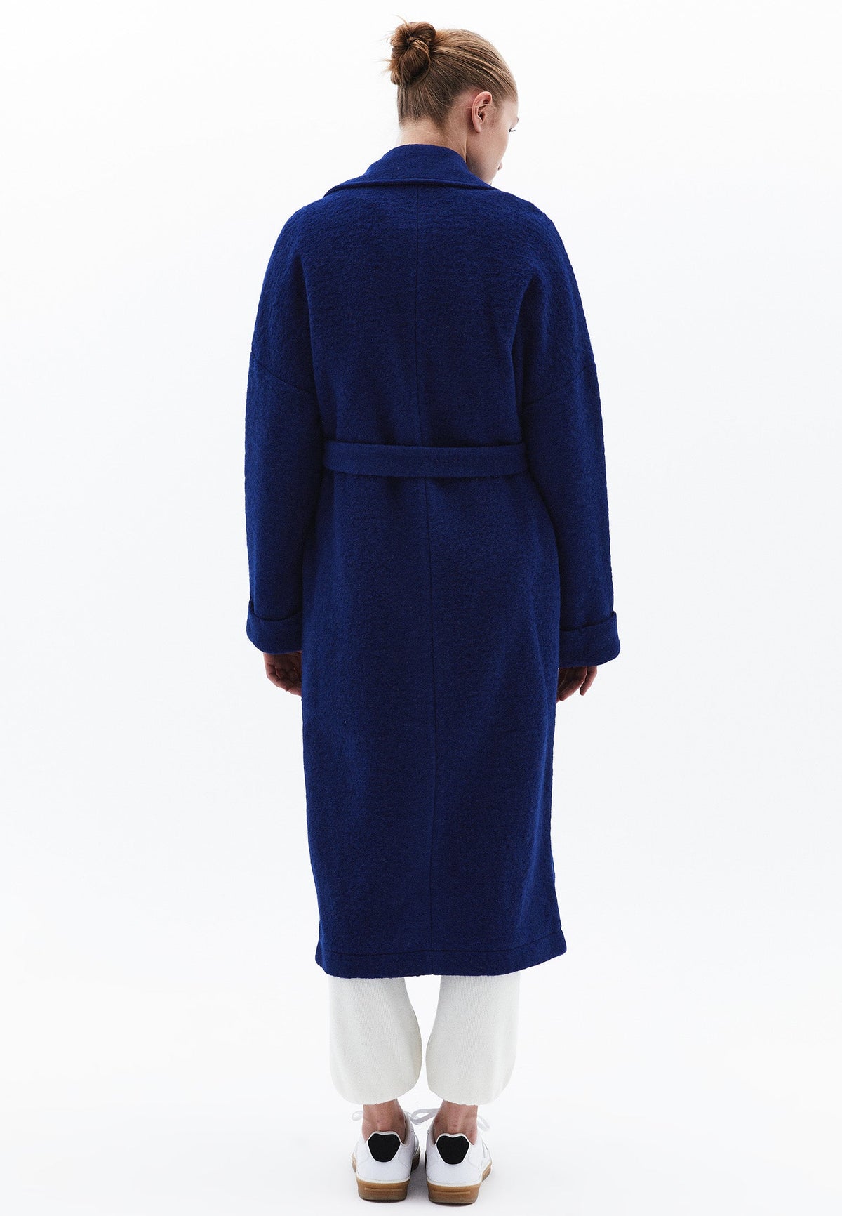 Long Oversize Coat Shirt Collar - SURF THE WEB