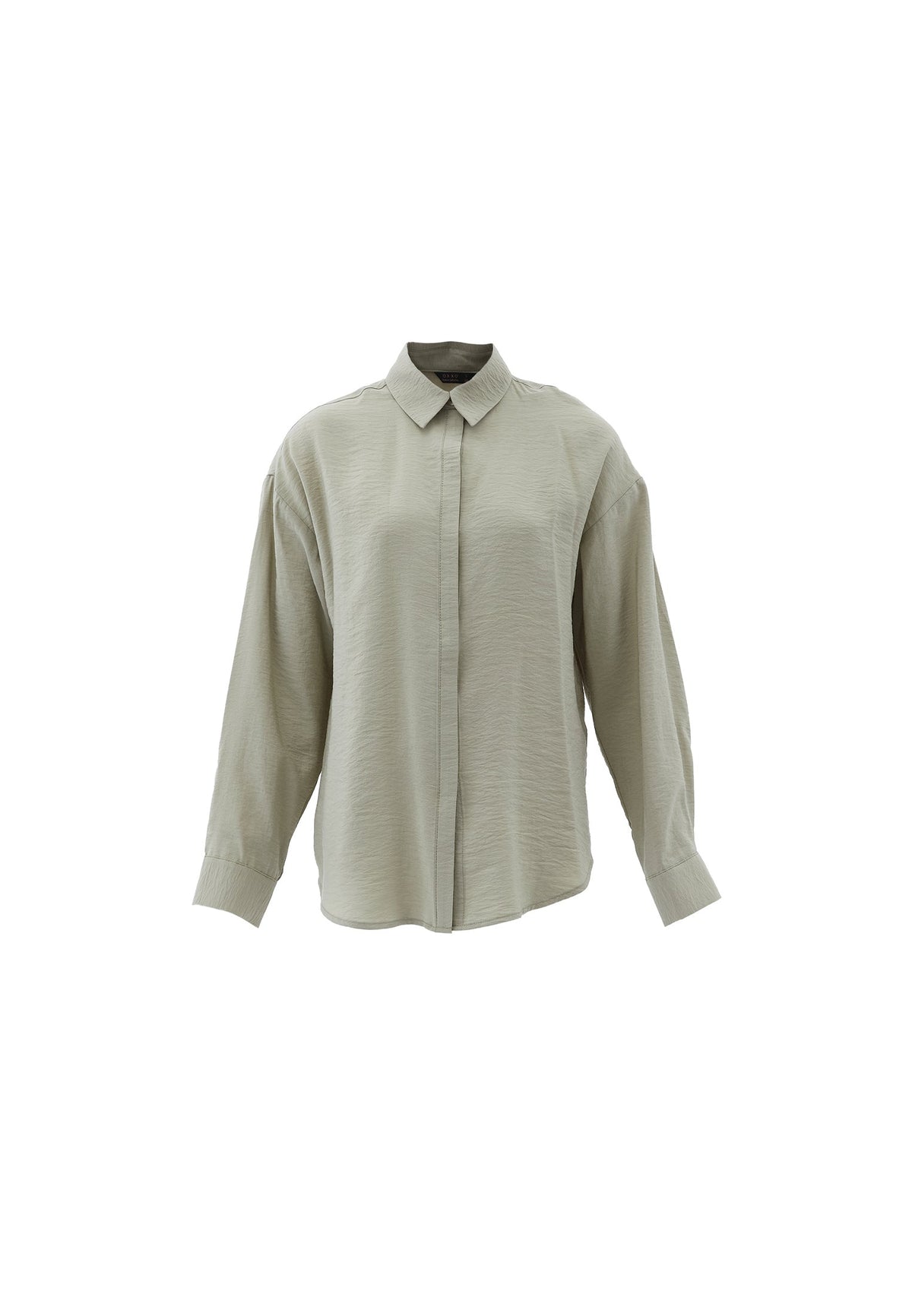 Oversize Shirt With Button Detail - TEA