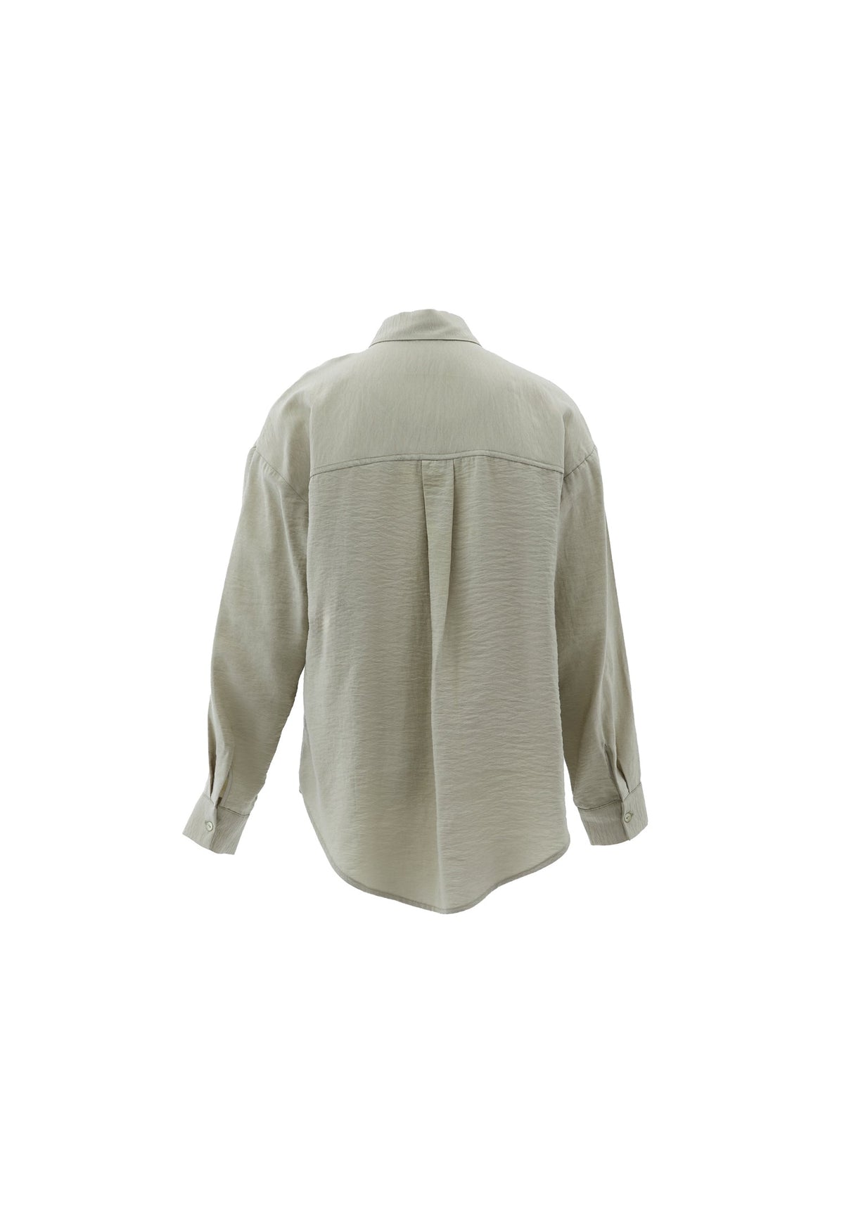 Oversize Shirt With Button Detail - TEA