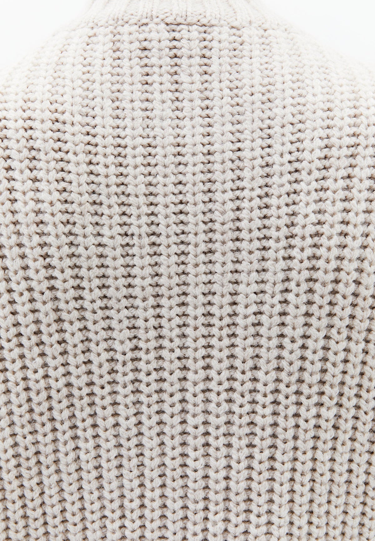 Knit Sweater With Ribbed Details And Crew Neck - TURTLEDOVE
