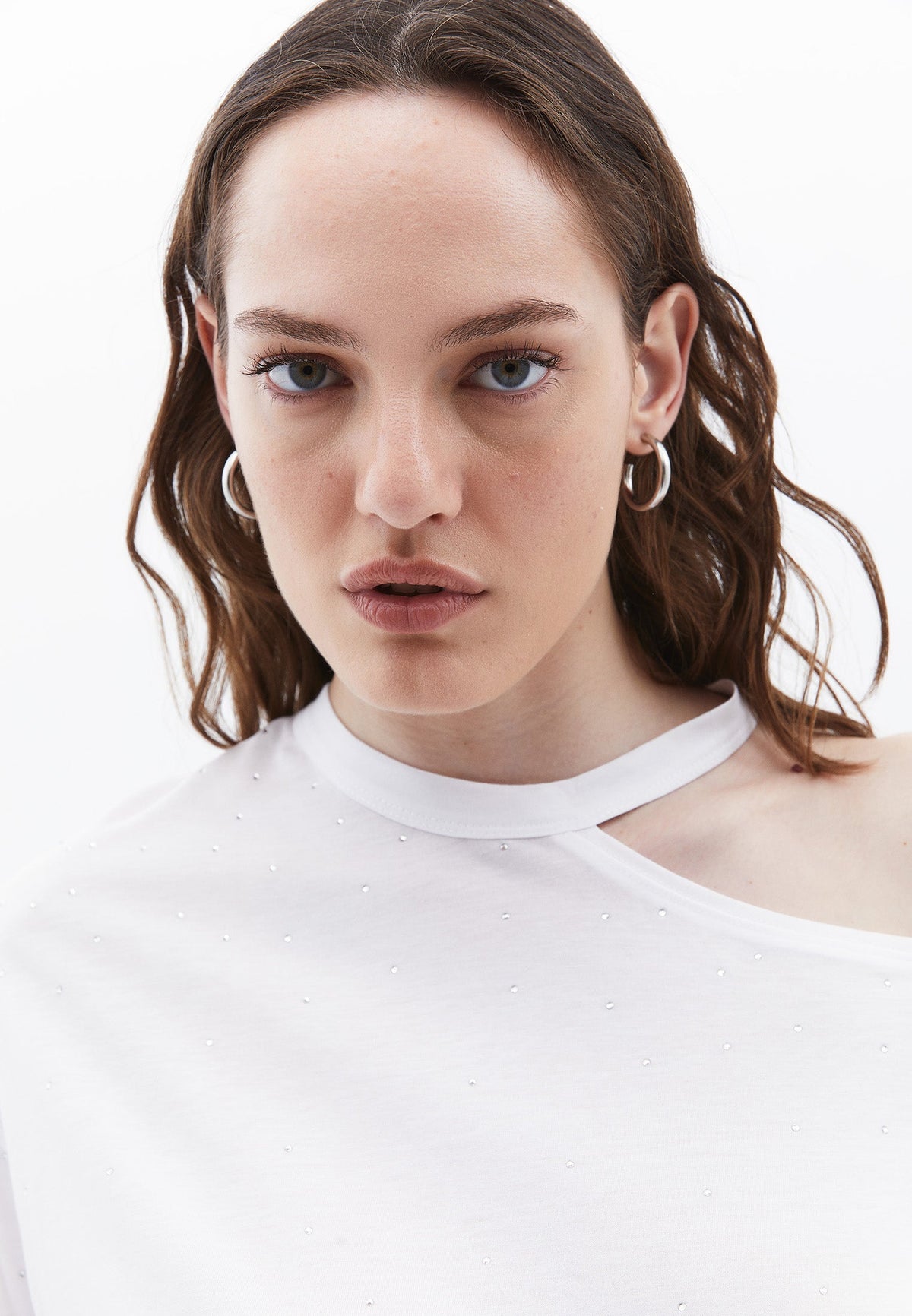 Oversize Short T-Shirt - WHITE