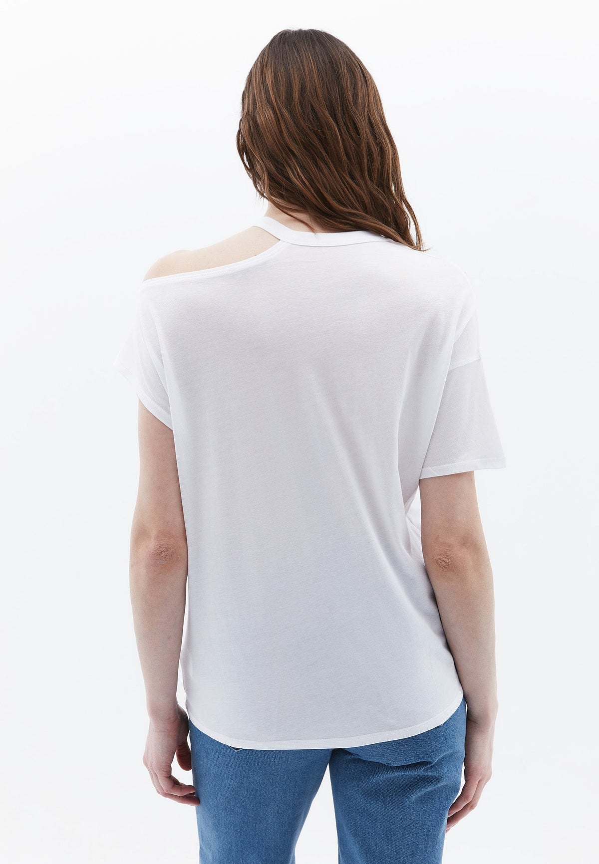 Oversize Short T-Shirt - WHITE